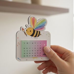 Custom Mini Magnetic Calendar: The Perfect Fridge Companion!