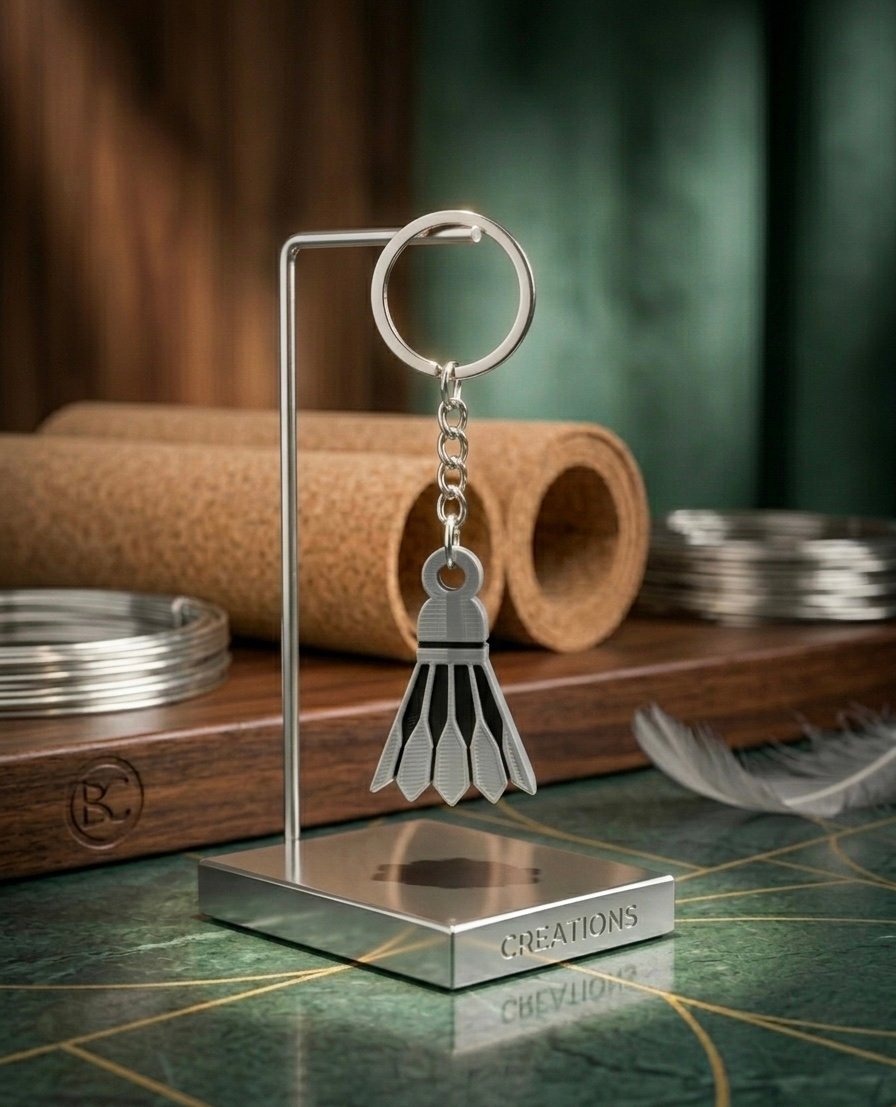 badminton shuttlecock keychain badminton shuttlecock keychain