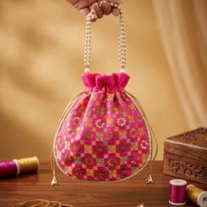 potli bags for ladies & girls | women shagun pouches for festive seasons with embroidery